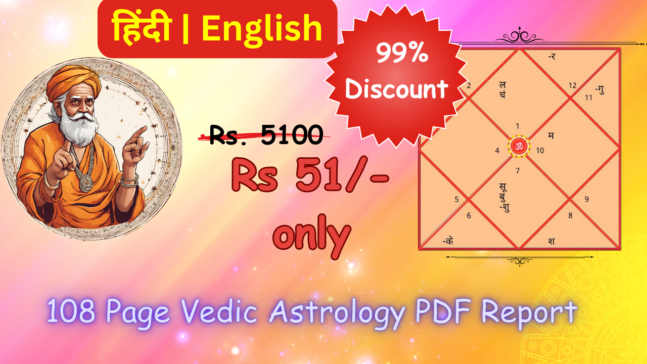 190+ Page Vedic Astrology PDF Report