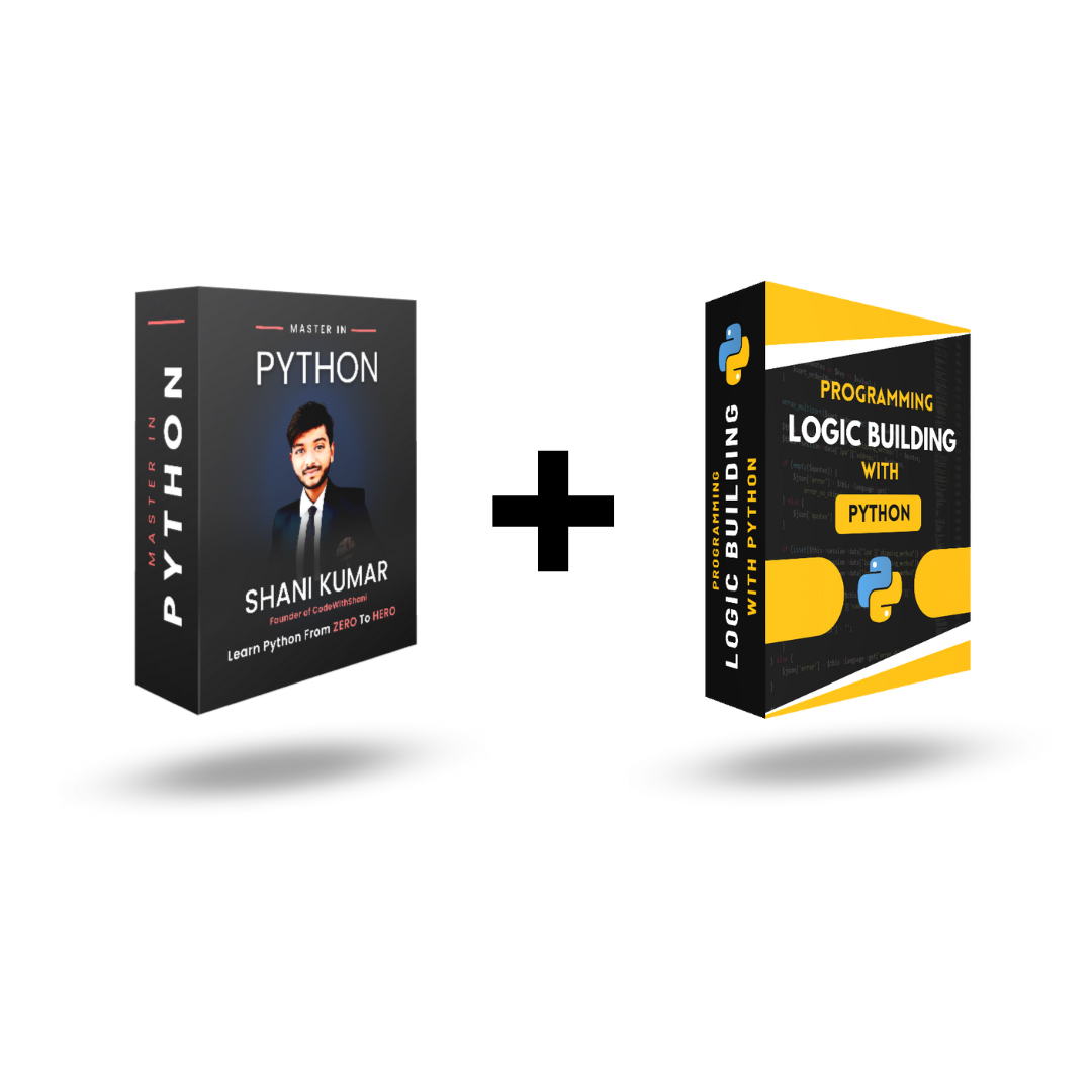 Master In Python & Programming Logic Building Ebook Combo By- CodeWithShani