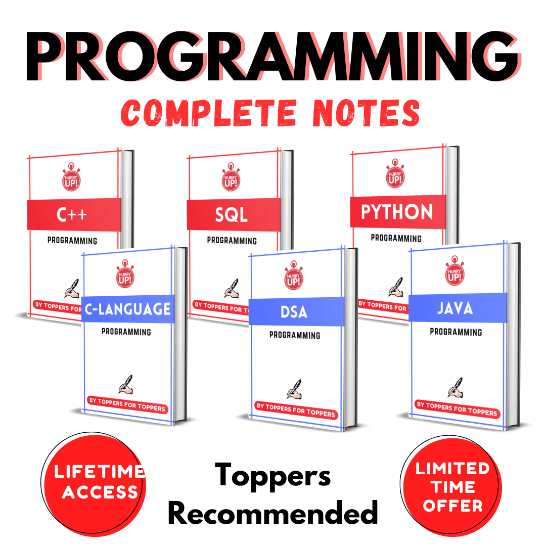 Complete Handwritten Programming Notes