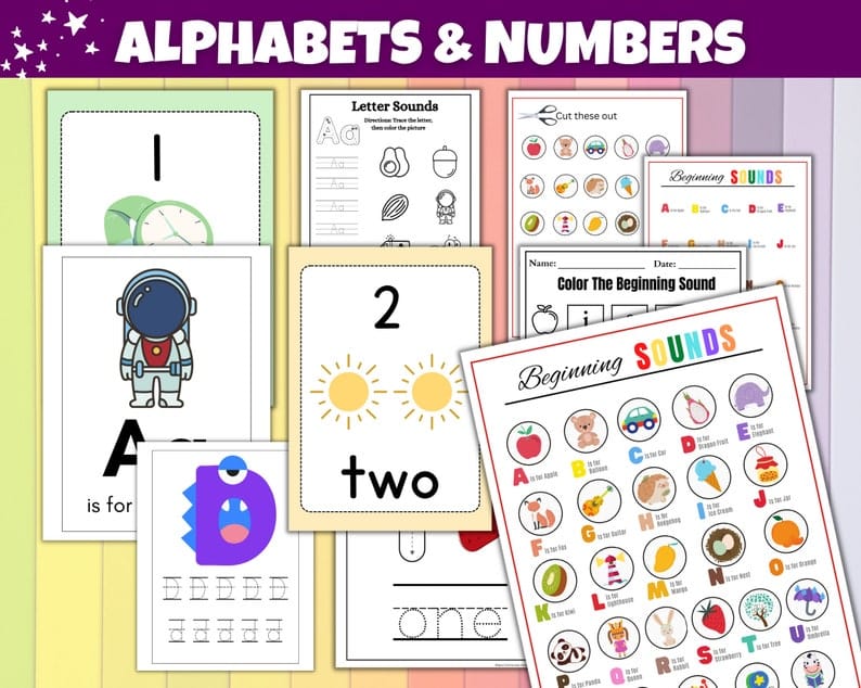 Pre K Array 🌟 Preschool Pre-K + Kindergarten, 6000+ Printable Activity Worksheets.