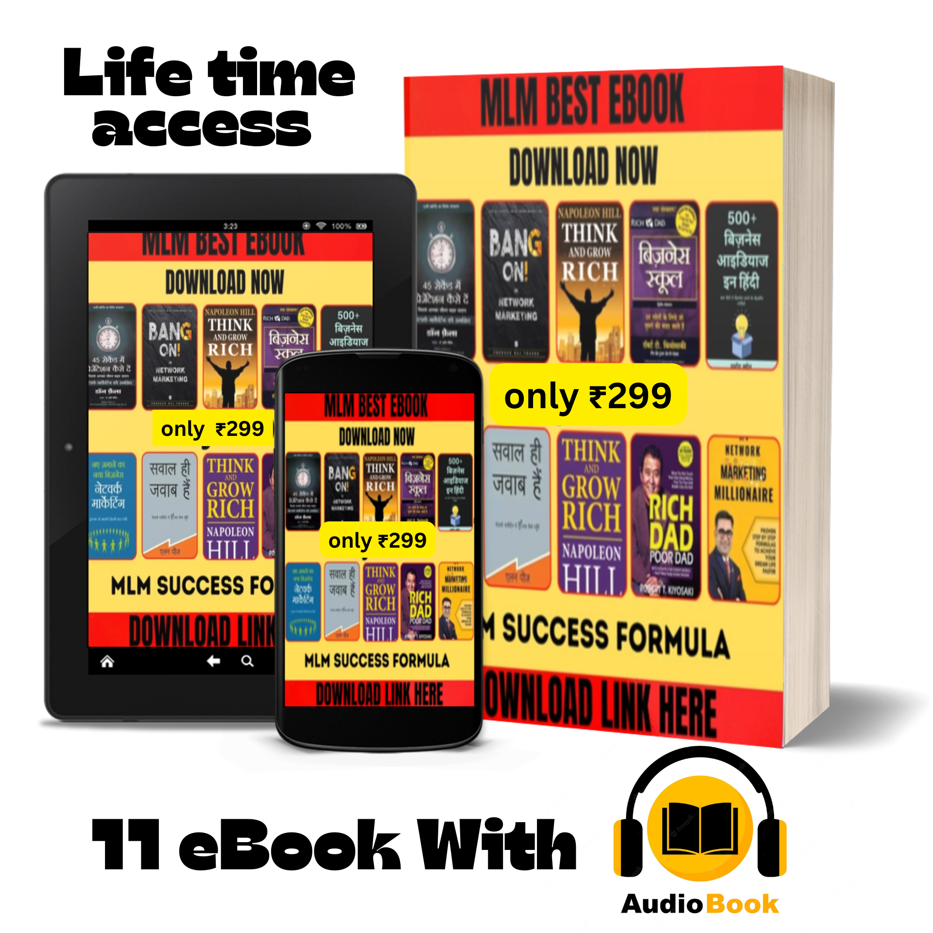 11 Best EBooks with audio books for all MLM Leaders