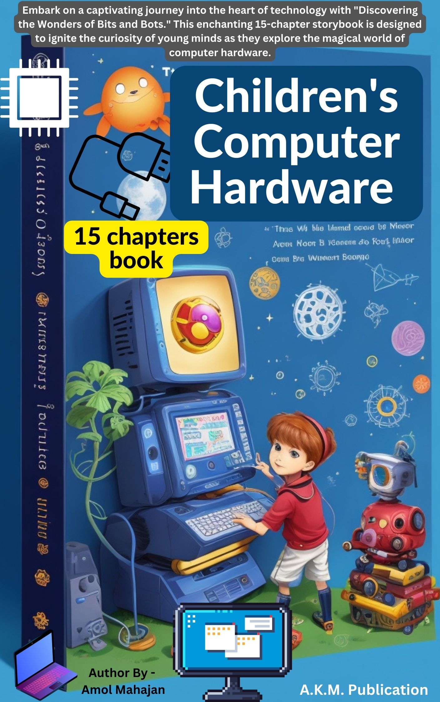 children's computer hardware 15 chapters book
