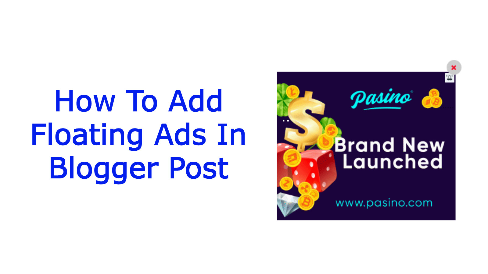 Floating Ads For Blogger Post Script Download